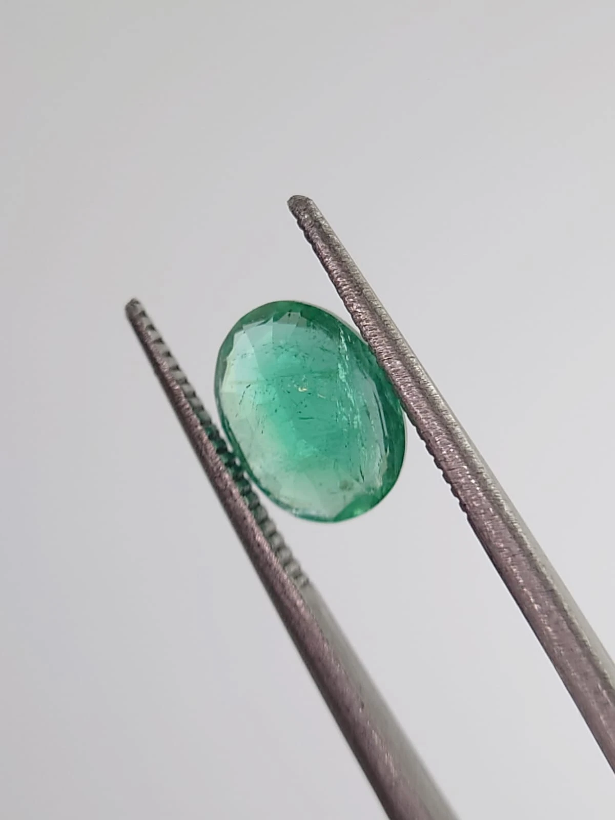 1.63ct Natural Green Emerald Oval Cut From Panjshir Afghanistan — view 4